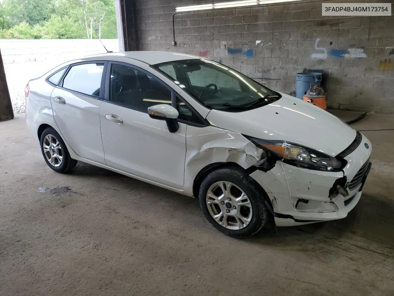 2016 Ford Fiesta Se VIN: 3FADP4BJ4GM173754 Lot: 57503514