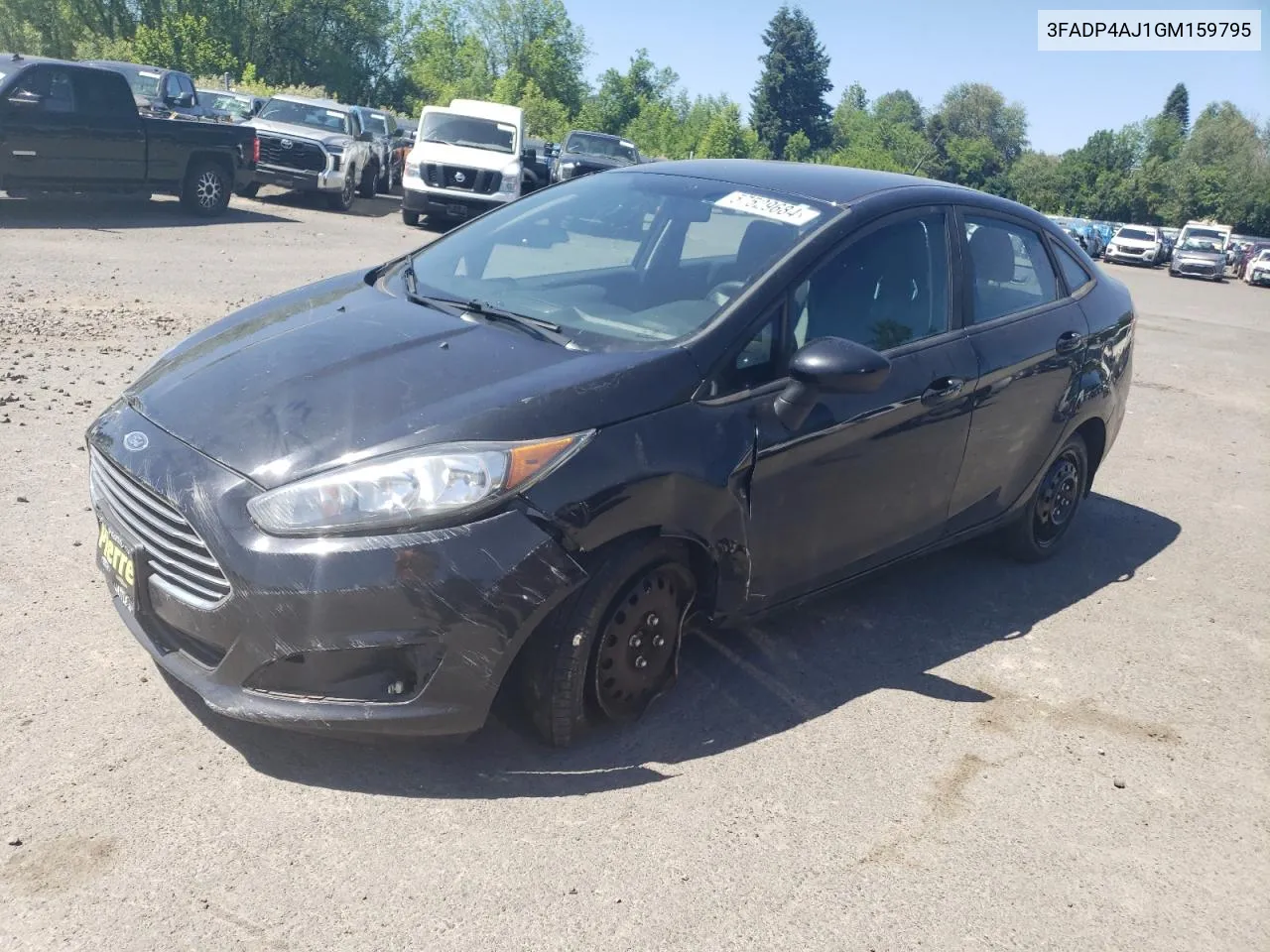 2016 Ford Fiesta S VIN: 3FADP4AJ1GM159795 Lot: 57529684