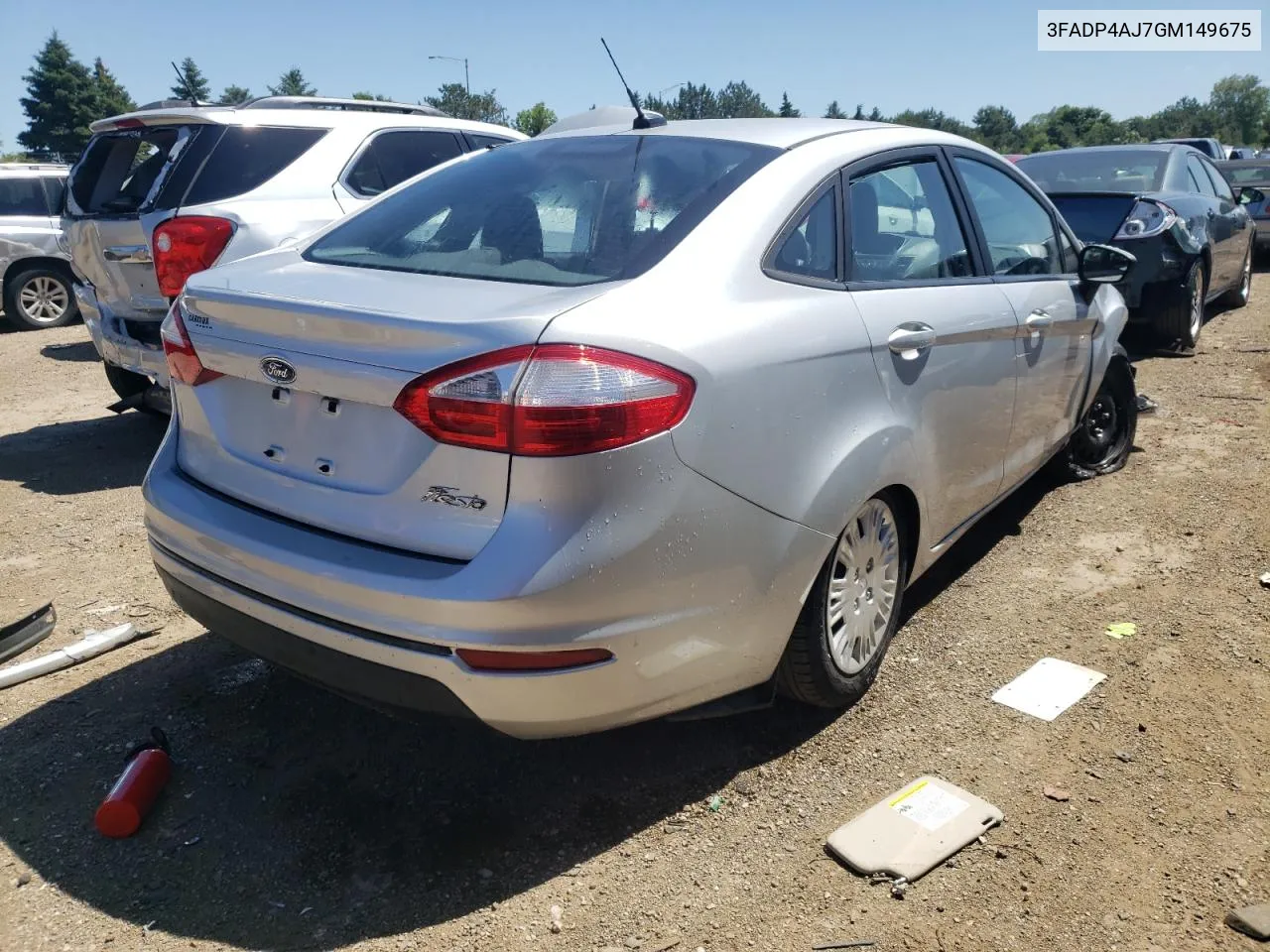 3FADP4AJ7GM149675 2016 Ford Fiesta S