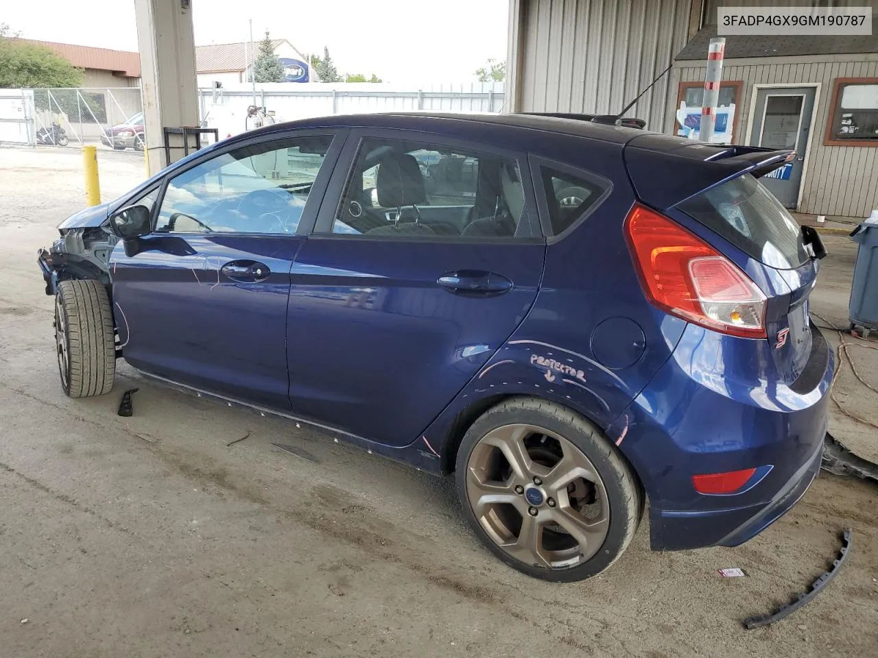 2016 Ford Fiesta St VIN: 3FADP4GX9GM190787 Lot: 57843104