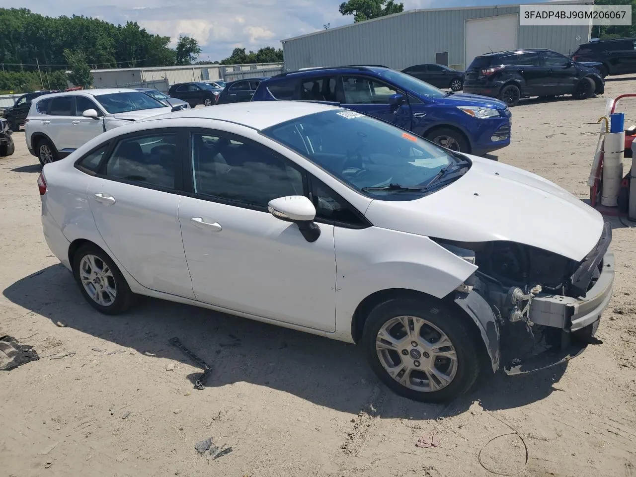 2016 Ford Fiesta Se VIN: 3FADP4BJ9GM206067 Lot: 57882064