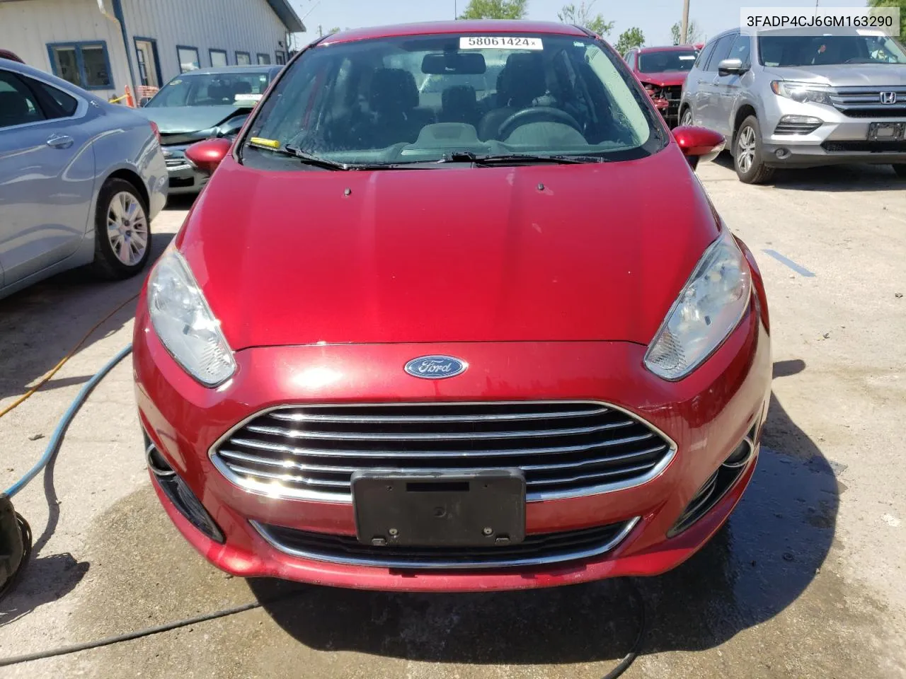 2016 Ford Fiesta Titanium VIN: 3FADP4CJ6GM163290 Lot: 58061424