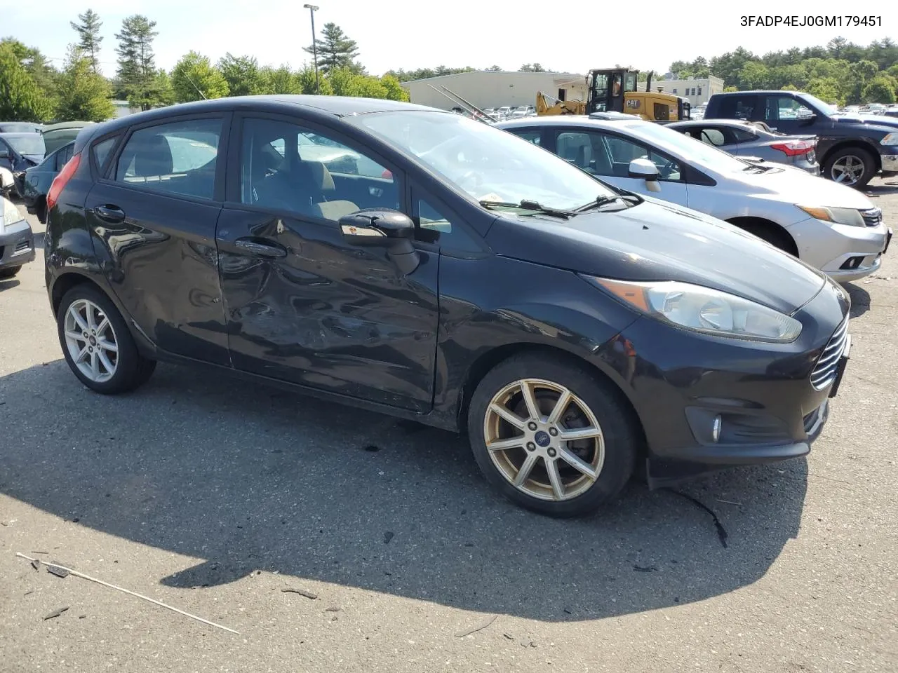 2016 Ford Fiesta Se VIN: 3FADP4EJ0GM179451 Lot: 58122214