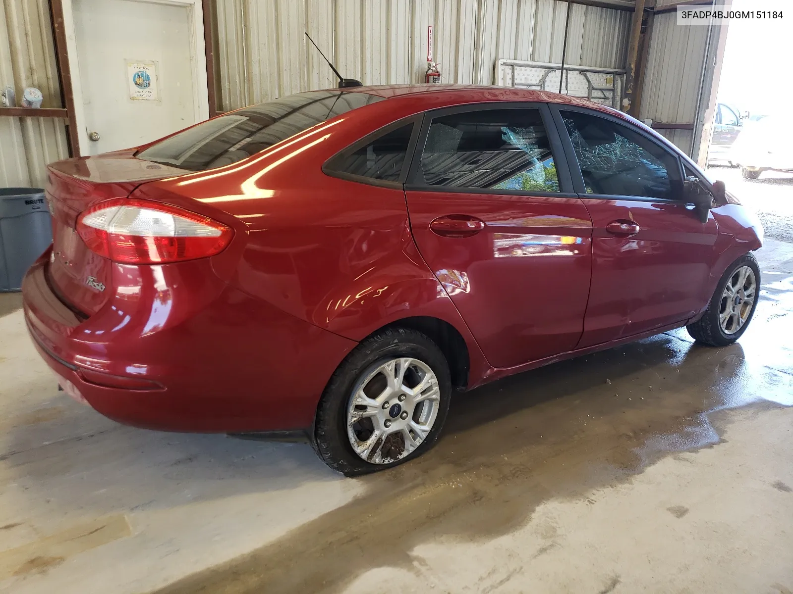 2016 Ford Fiesta Se VIN: 3FADP4BJ0GM151184 Lot: 58176474