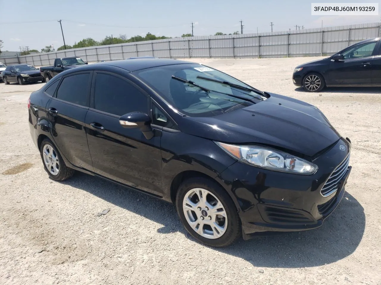 2016 Ford Fiesta Se VIN: 3FADP4BJ6GM193259 Lot: 58701394