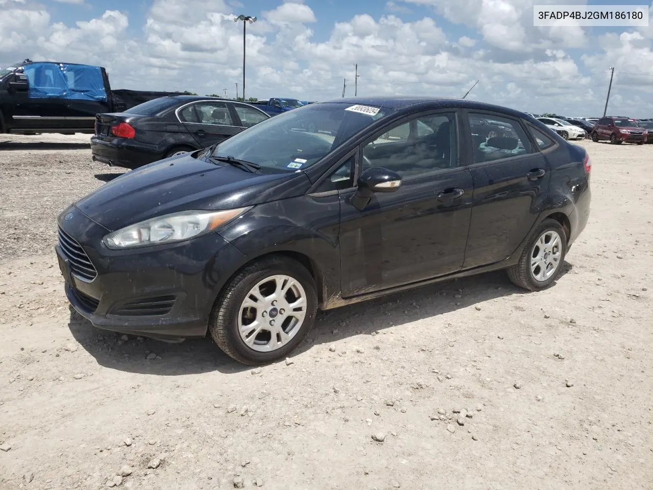 2016 Ford Fiesta Se VIN: 3FADP4BJ2GM186180 Lot: 58936094