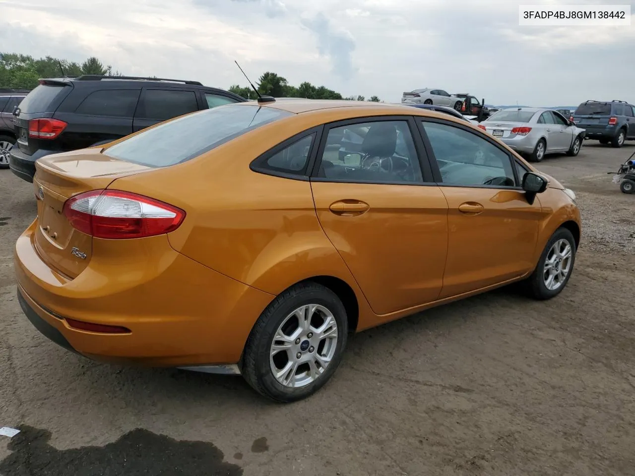 2016 Ford Fiesta Se VIN: 3FADP4BJ8GM138442 Lot: 59240404