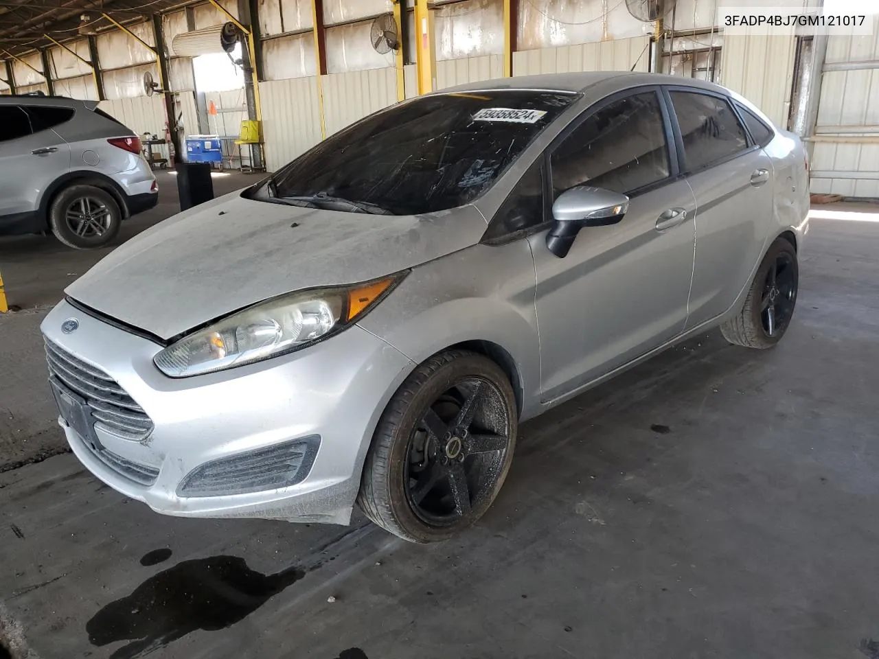 2016 Ford Fiesta Se VIN: 3FADP4BJ7GM121017 Lot: 59358524