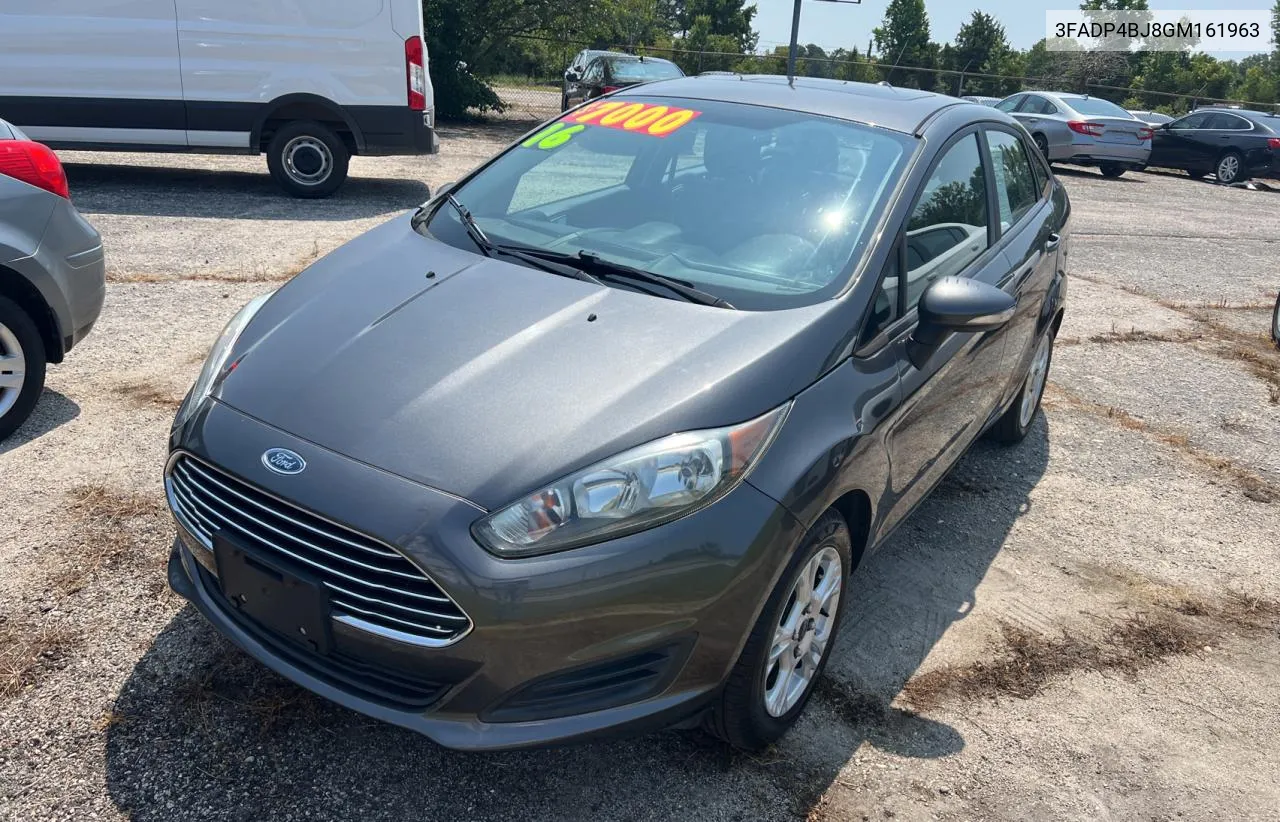 2016 Ford Fiesta Se VIN: 3FADP4BJ8GM161963 Lot: 59671604