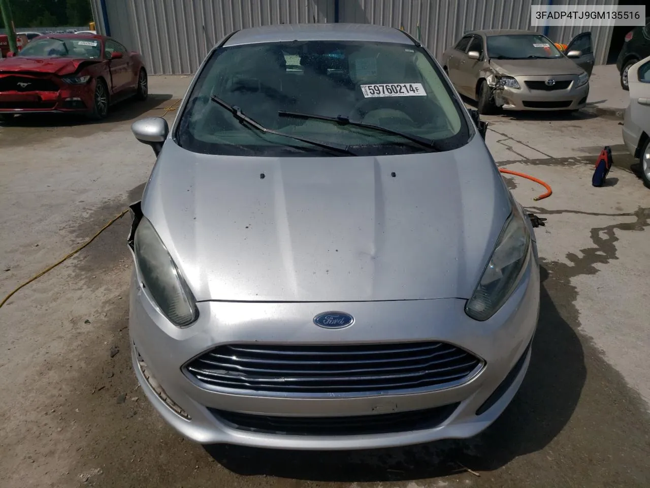 2016 Ford Fiesta S VIN: 3FADP4TJ9GM135516 Lot: 59760214