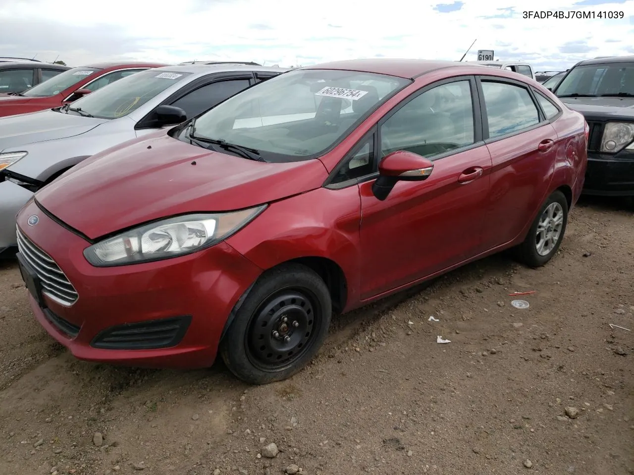 2016 Ford Fiesta Se VIN: 3FADP4BJ7GM141039 Lot: 60296754