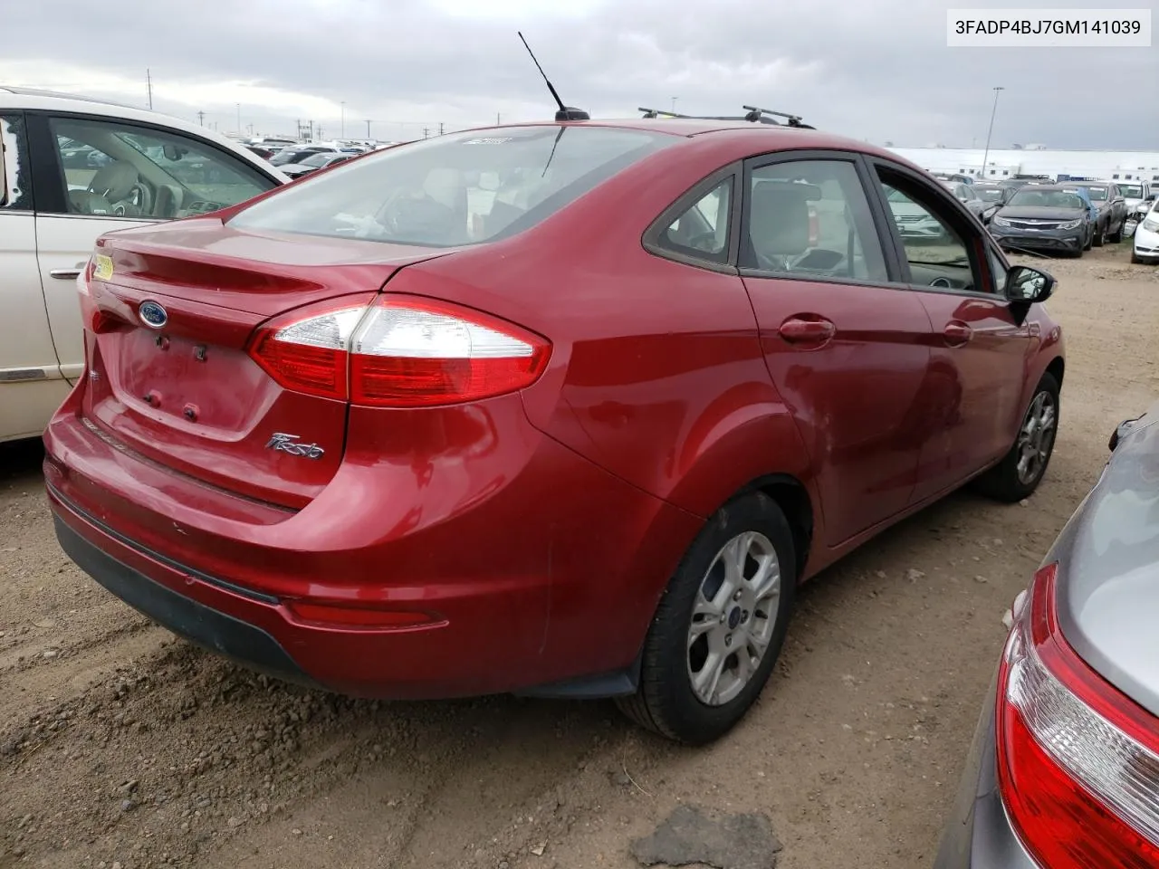 2016 Ford Fiesta Se VIN: 3FADP4BJ7GM141039 Lot: 60296754