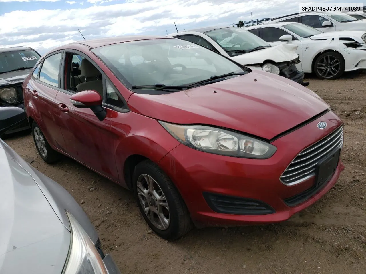 3FADP4BJ7GM141039 2016 Ford Fiesta Se