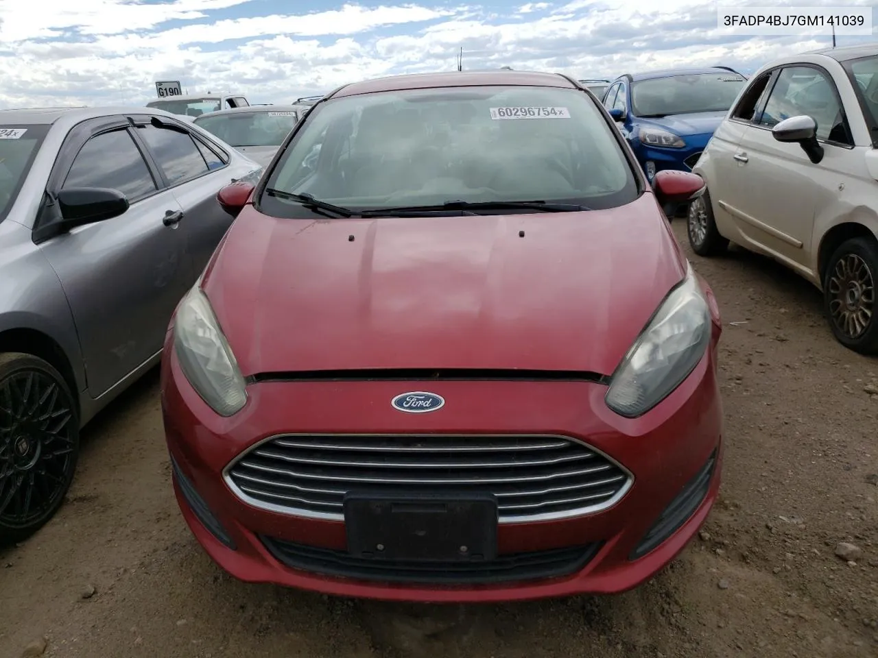 2016 Ford Fiesta Se VIN: 3FADP4BJ7GM141039 Lot: 60296754