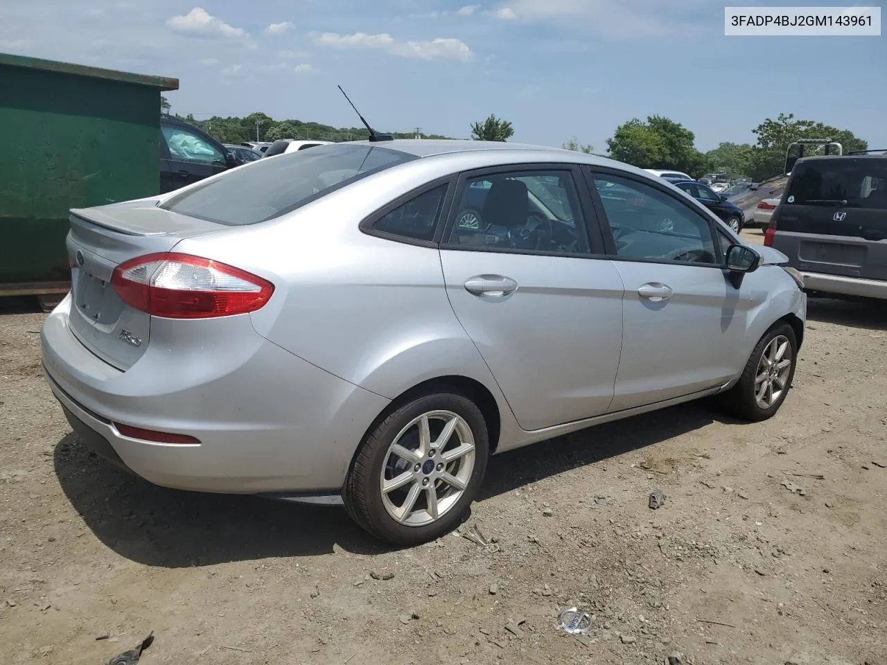 2016 Ford Fiesta Se VIN: 3FADP4BJ2GM143961 Lot: 60594294