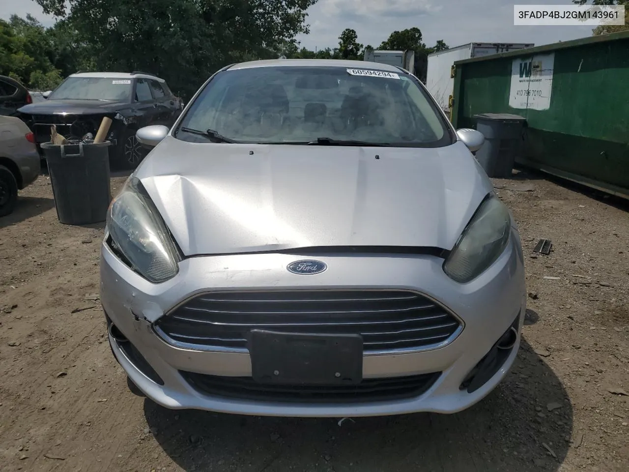 2016 Ford Fiesta Se VIN: 3FADP4BJ2GM143961 Lot: 60594294