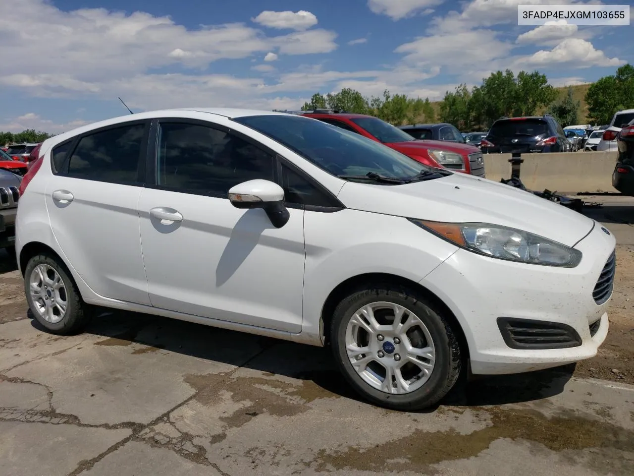 2016 Ford Fiesta Se VIN: 3FADP4EJXGM103655 Lot: 61394664