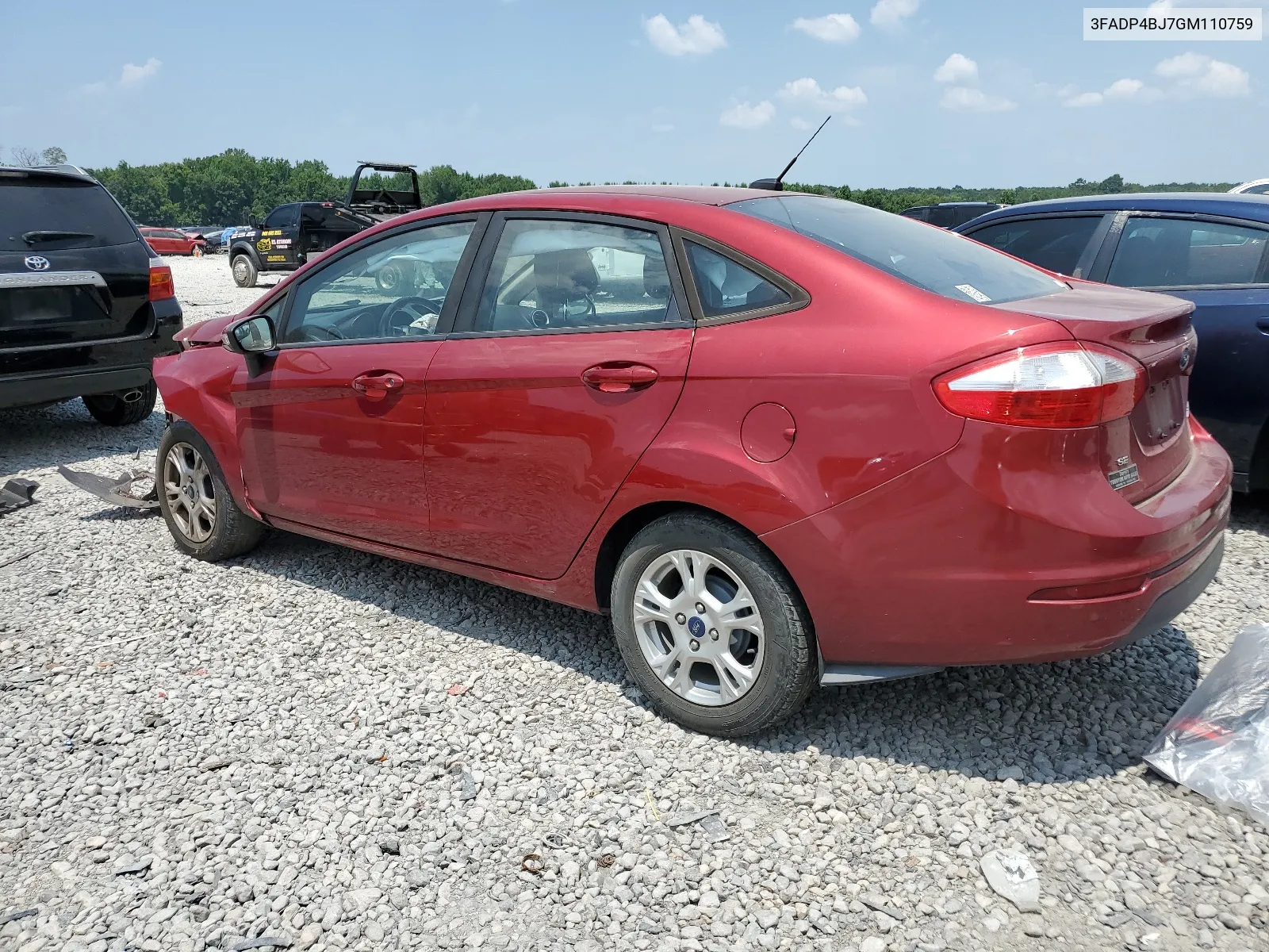 2016 Ford Fiesta Se VIN: 3FADP4BJ7GM110759 Lot: 61411084