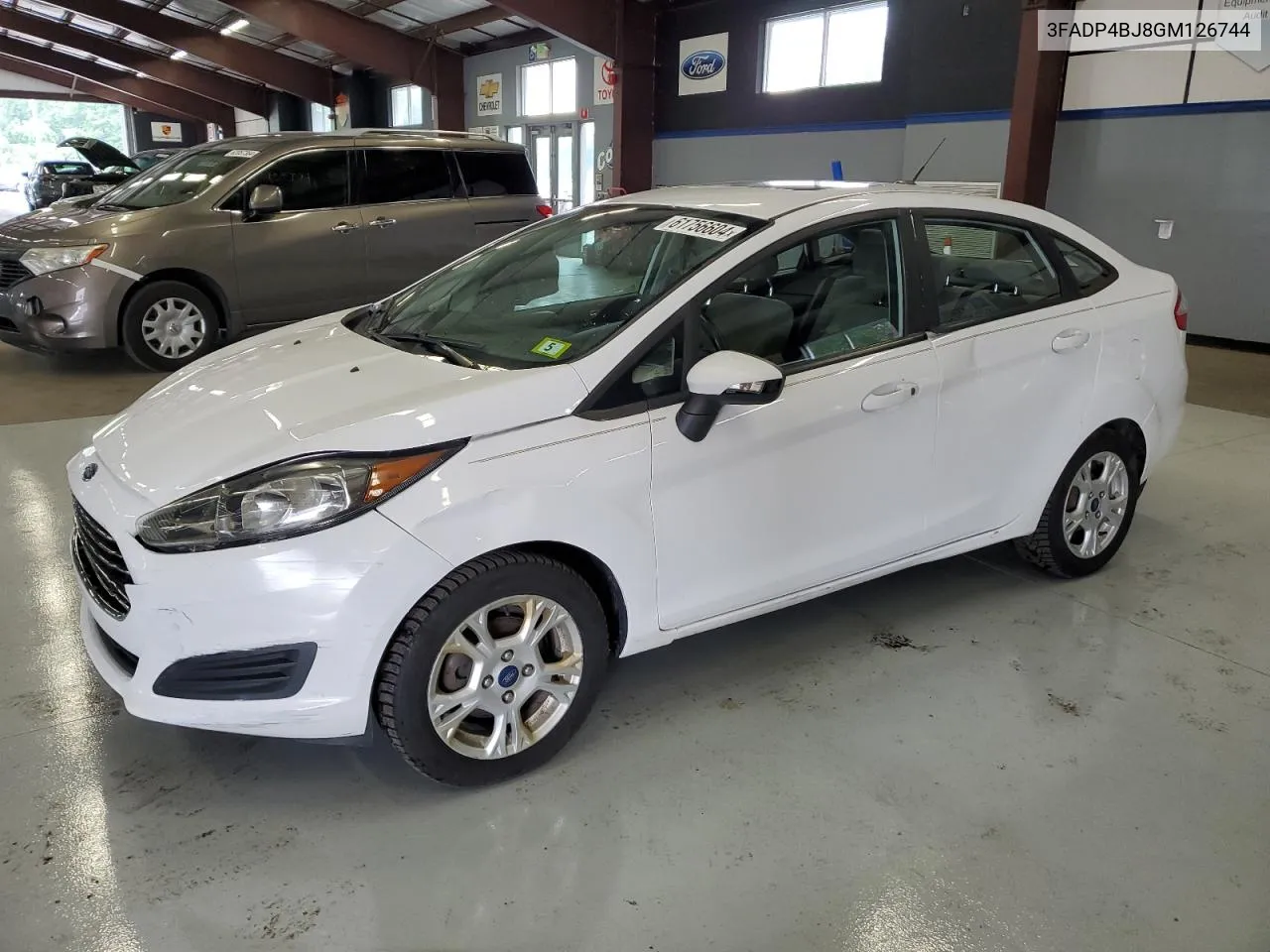 3FADP4BJ8GM126744 2016 Ford Fiesta Se