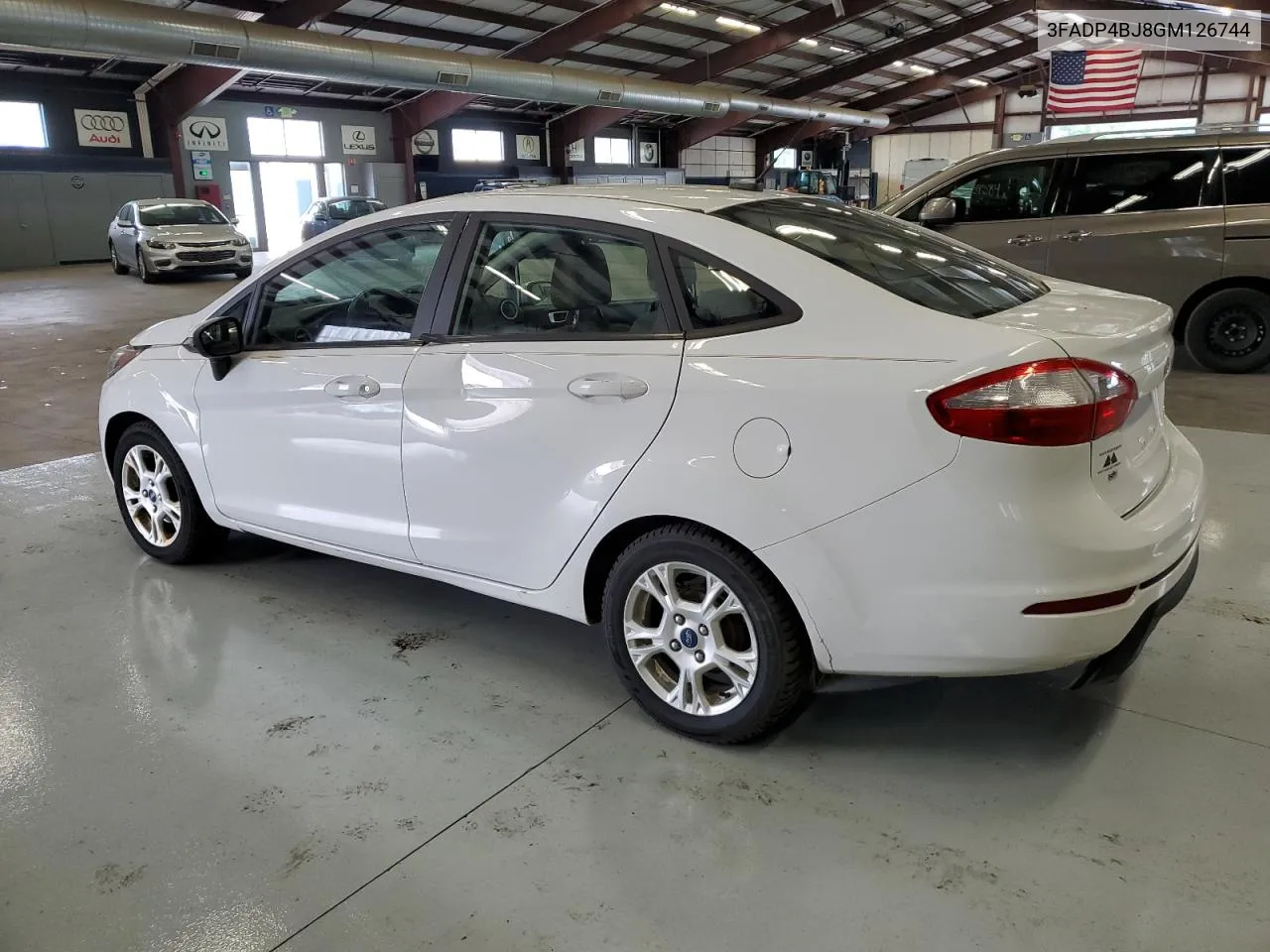 2016 Ford Fiesta Se VIN: 3FADP4BJ8GM126744 Lot: 61756604