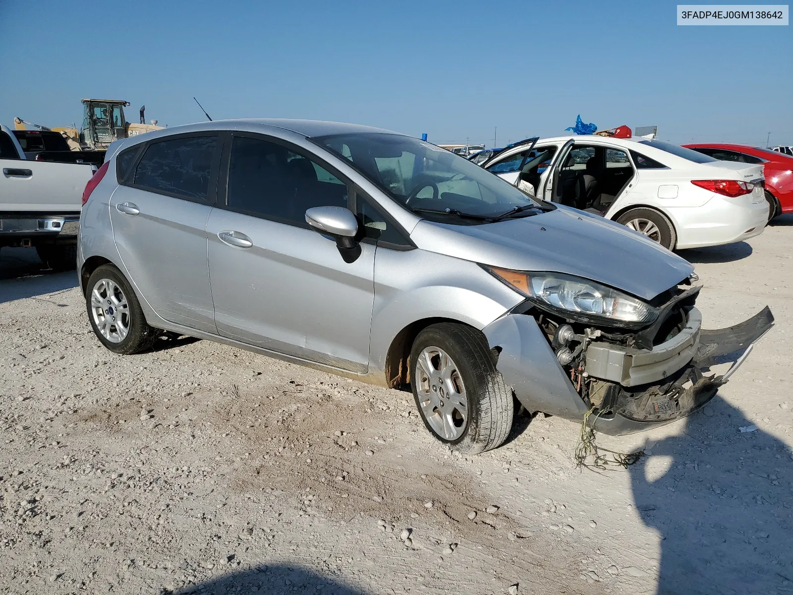 2016 Ford Fiesta Se VIN: 3FADP4EJ0GM138642 Lot: 62286814