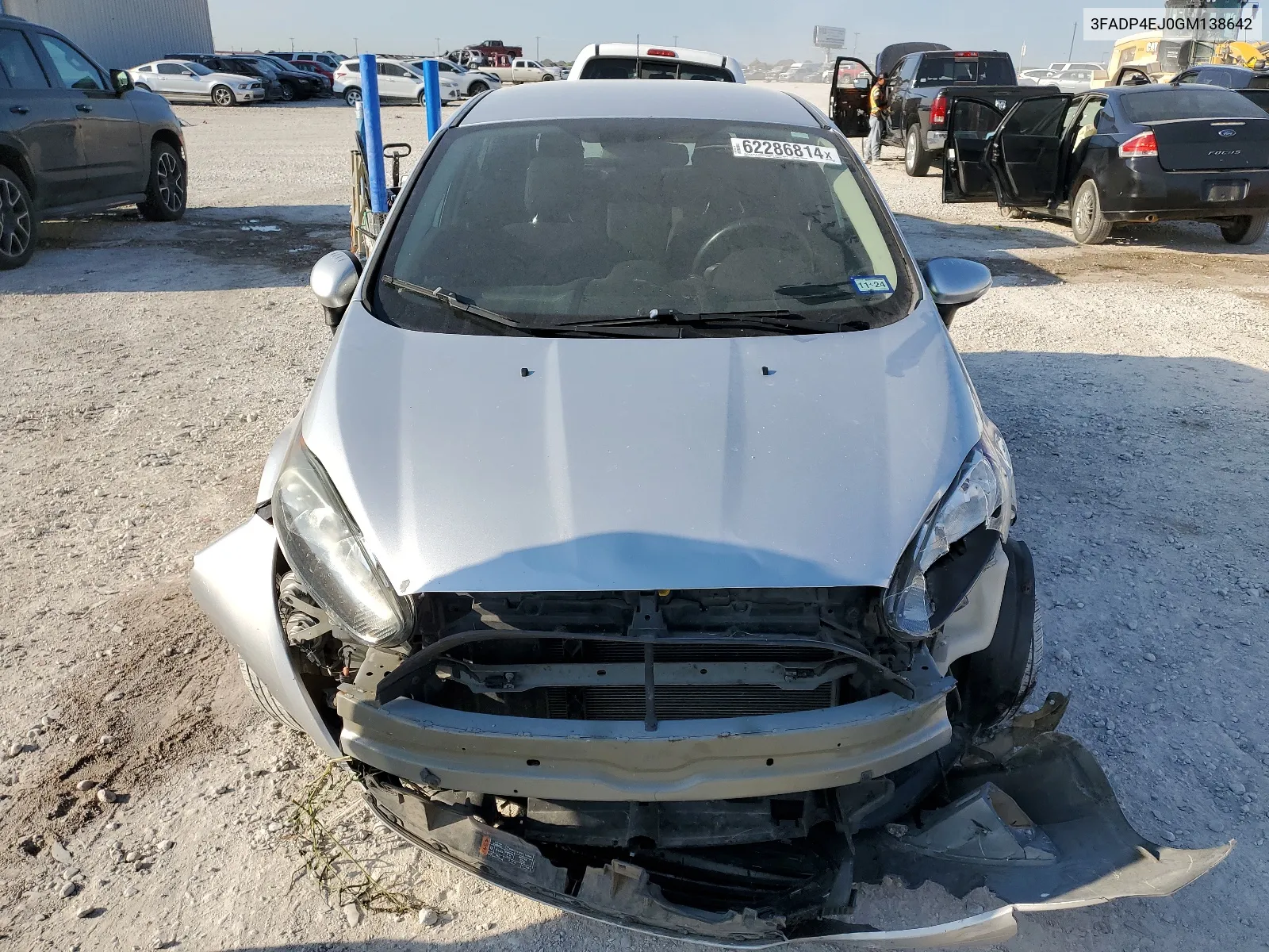 2016 Ford Fiesta Se VIN: 3FADP4EJ0GM138642 Lot: 62286814