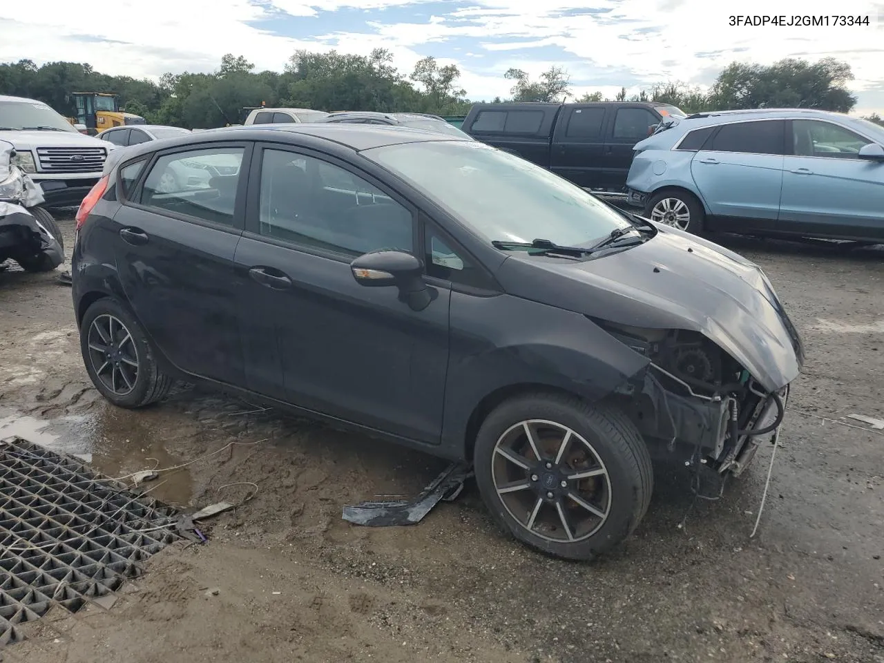 2016 Ford Fiesta Se VIN: 3FADP4EJ2GM173344 Lot: 63376734