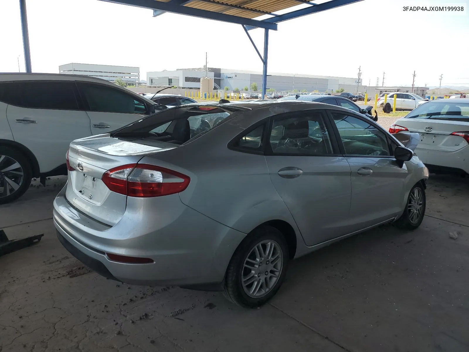 2016 Ford Fiesta S VIN: 3FADP4AJXGM199938 Lot: 64711764