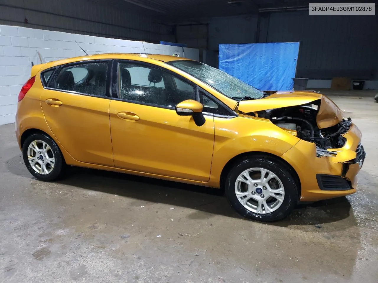 2016 Ford Fiesta Se VIN: 3FADP4EJ3GM102878 Lot: 65150634