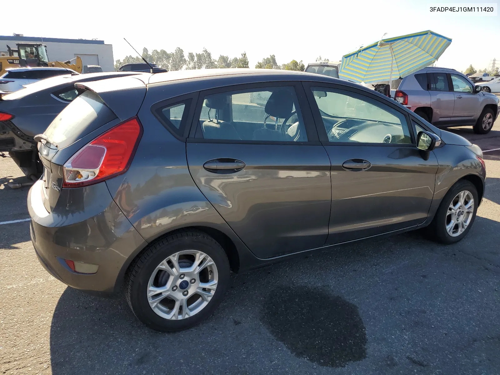 2016 Ford Fiesta Se VIN: 3FADP4EJ1GM111420 Lot: 65418324