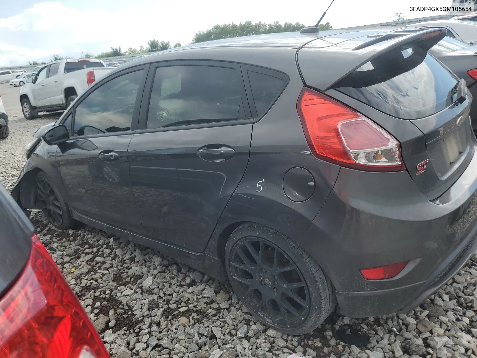 2016 Ford Fiesta St VIN: 3FADP4GX5GM105654 Lot: 65668074