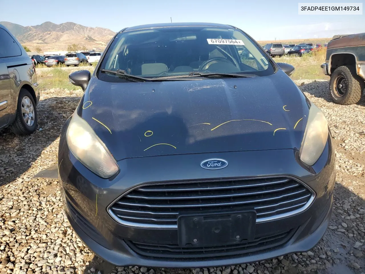 3FADP4EE1GM149734 2016 Ford Fiesta Se