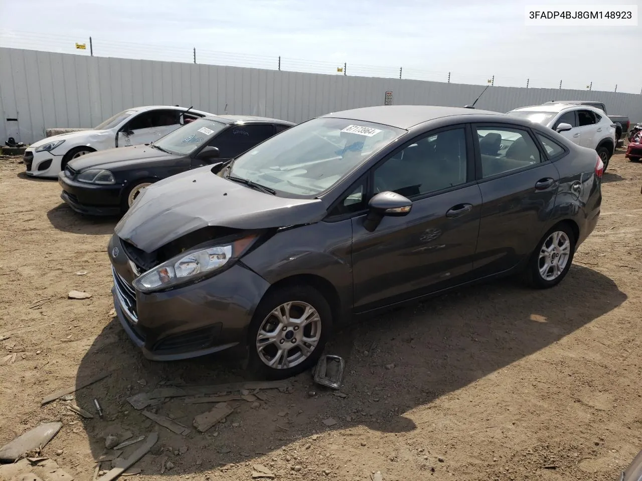 3FADP4BJ8GM148923 2016 Ford Fiesta Se