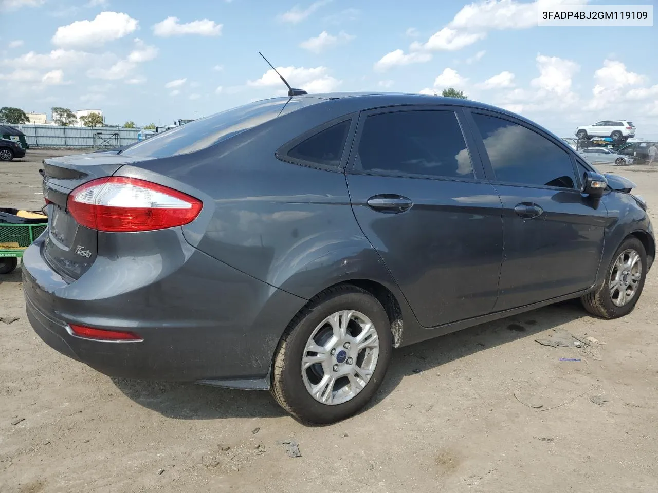 2016 Ford Fiesta Se VIN: 3FADP4BJ2GM119109 Lot: 67696544