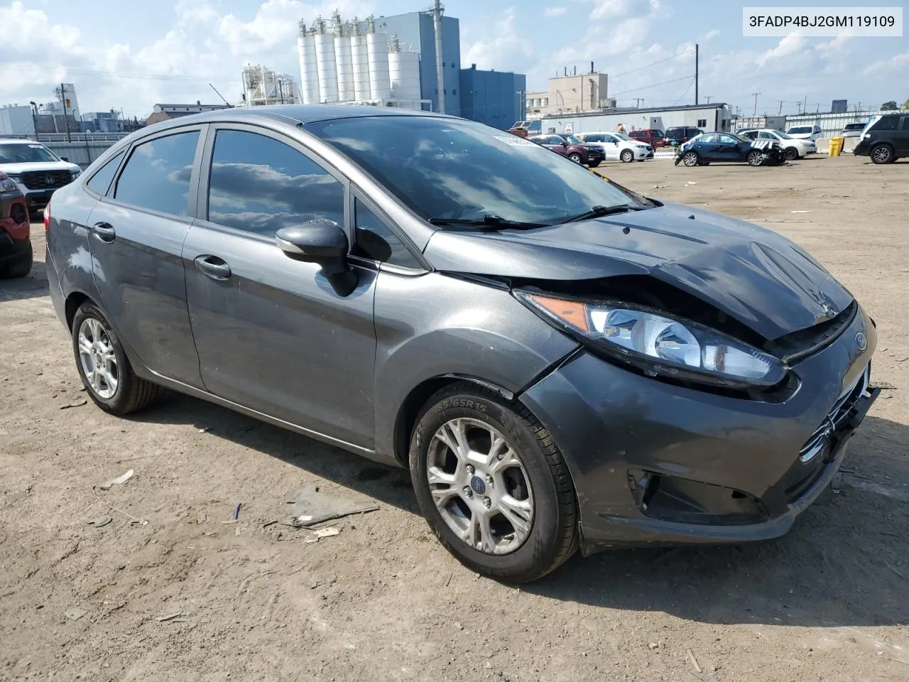 2016 Ford Fiesta Se VIN: 3FADP4BJ2GM119109 Lot: 67696544