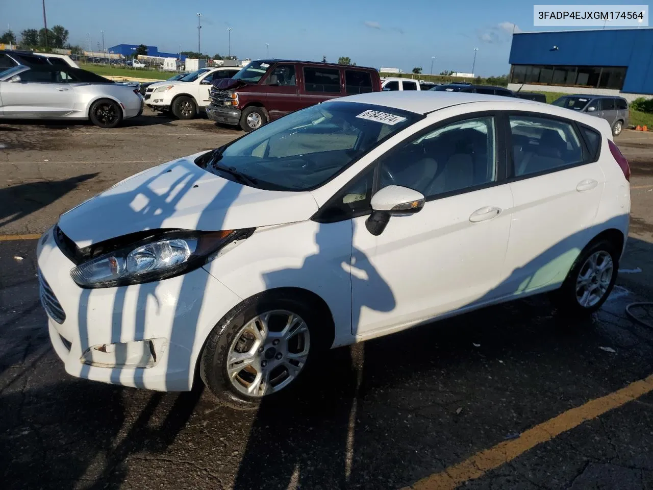 2016 Ford Fiesta Se VIN: 3FADP4EJXGM174564 Lot: 67847374