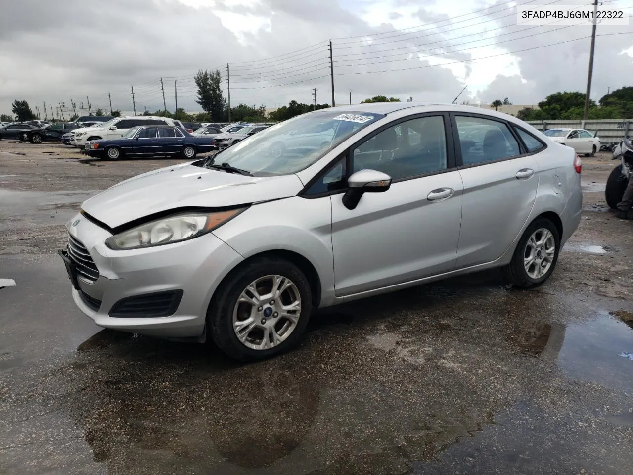 2016 Ford Fiesta Se VIN: 3FADP4BJ6GM122322 Lot: 68426614