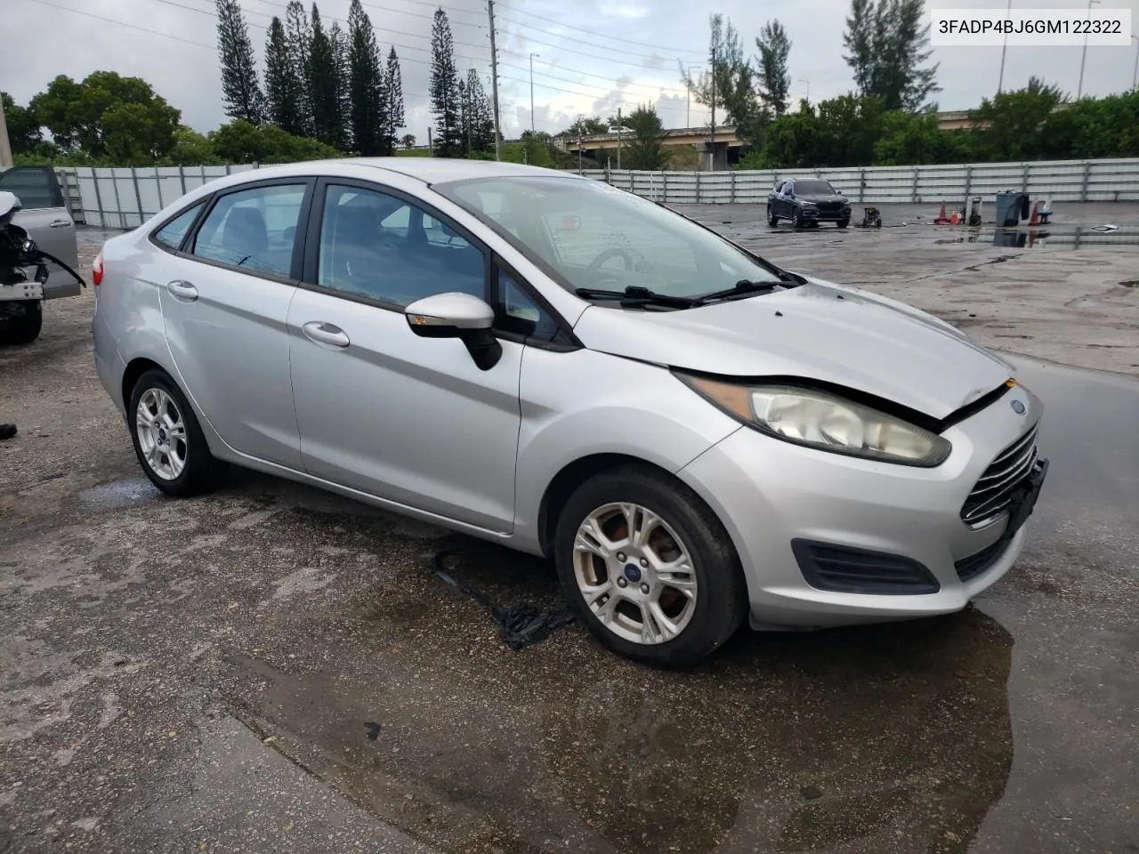 2016 Ford Fiesta Se VIN: 3FADP4BJ6GM122322 Lot: 68426614