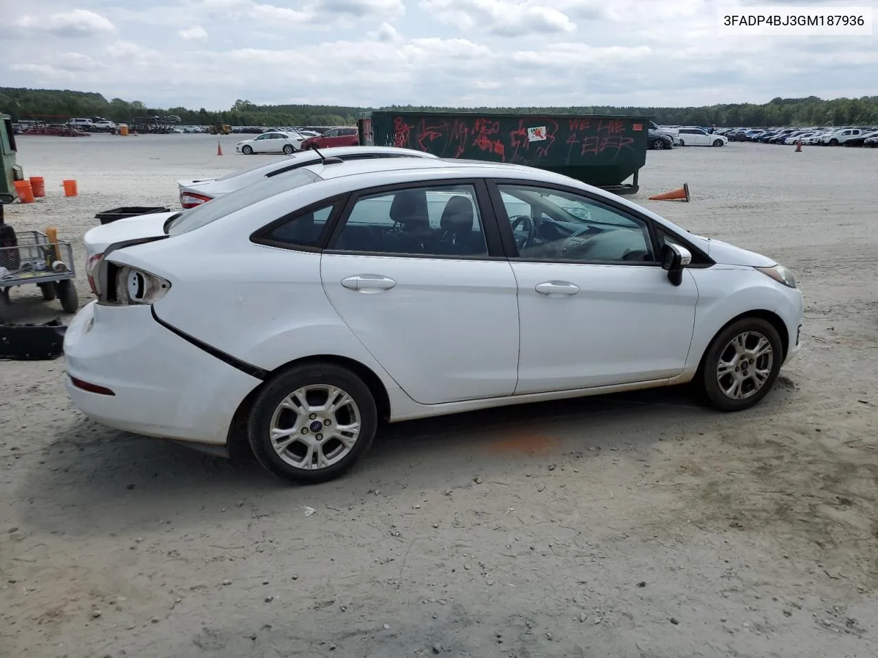 2016 Ford Fiesta Se VIN: 3FADP4BJ3GM187936 Lot: 68507374