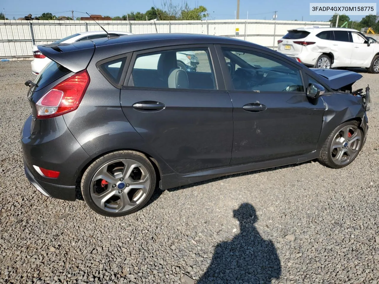 2016 Ford Fiesta St VIN: 3FADP4GX7GM158775 Lot: 68620454