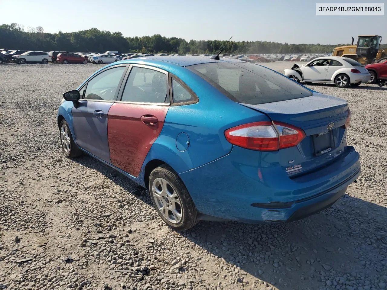 3FADP4BJ2GM188043 2016 Ford Fiesta Se