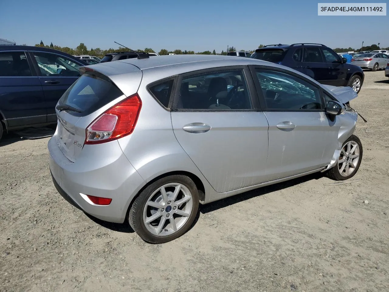 2016 Ford Fiesta Se VIN: 3FADP4EJ4GM111492 Lot: 70275604