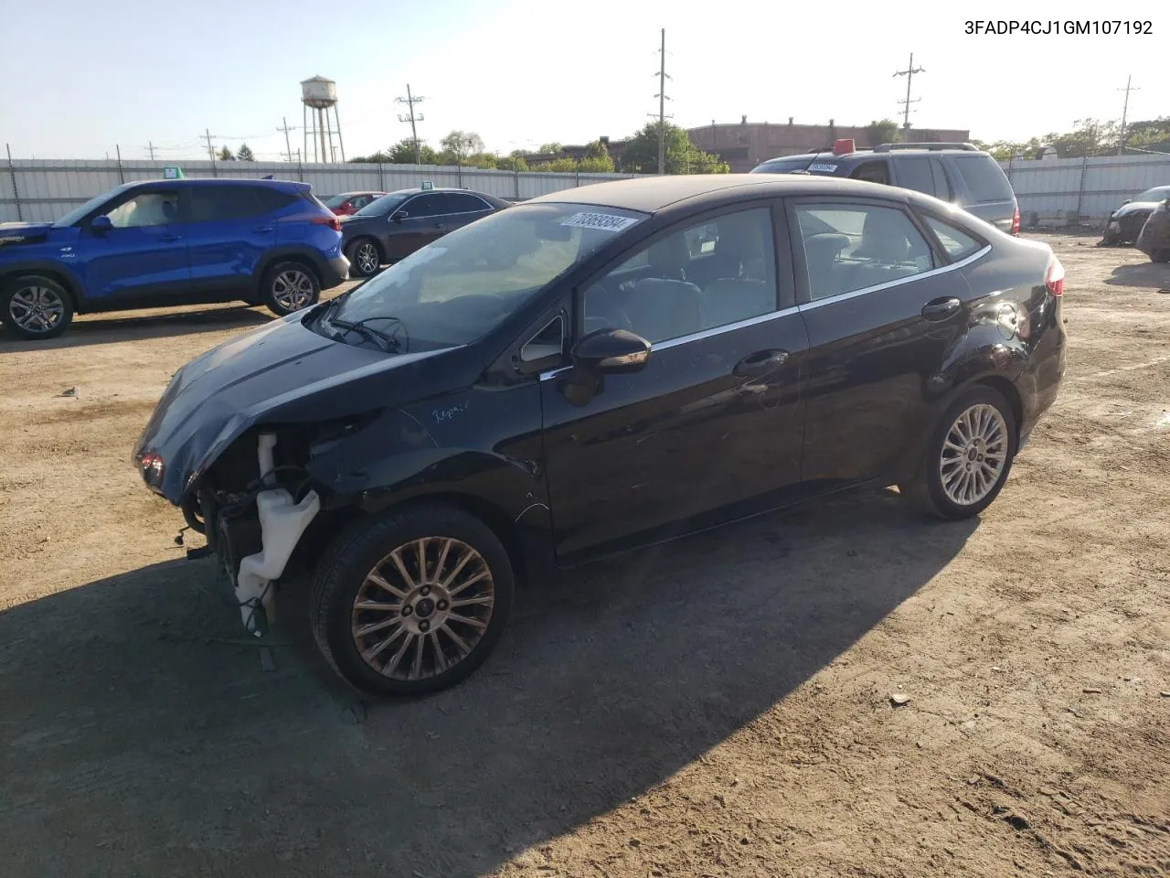 2016 Ford Fiesta Titanium VIN: 3FADP4CJ1GM107192 Lot: 70369384