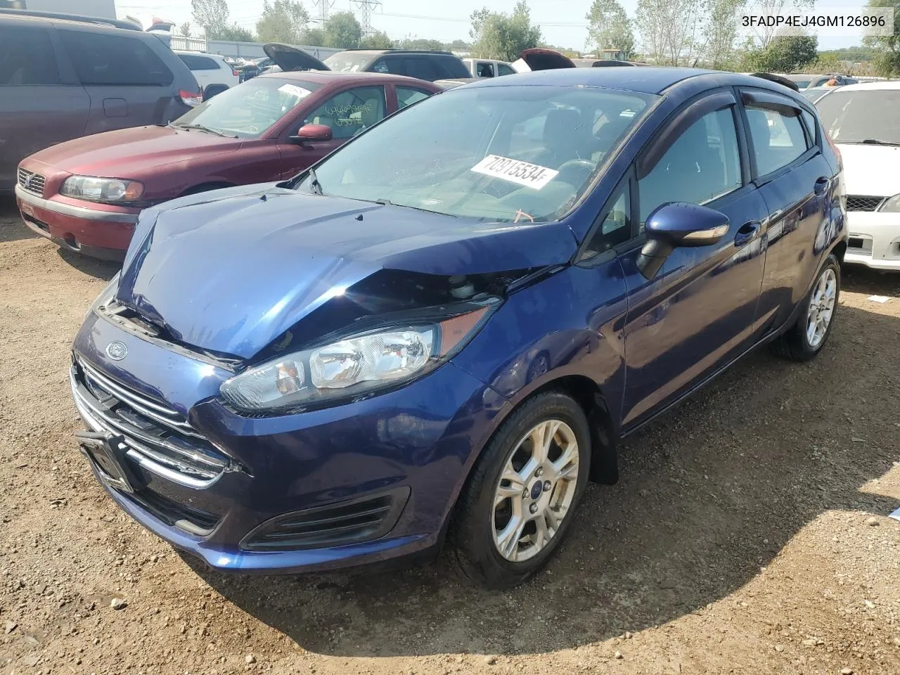 3FADP4EJ4GM126896 2016 Ford Fiesta Se