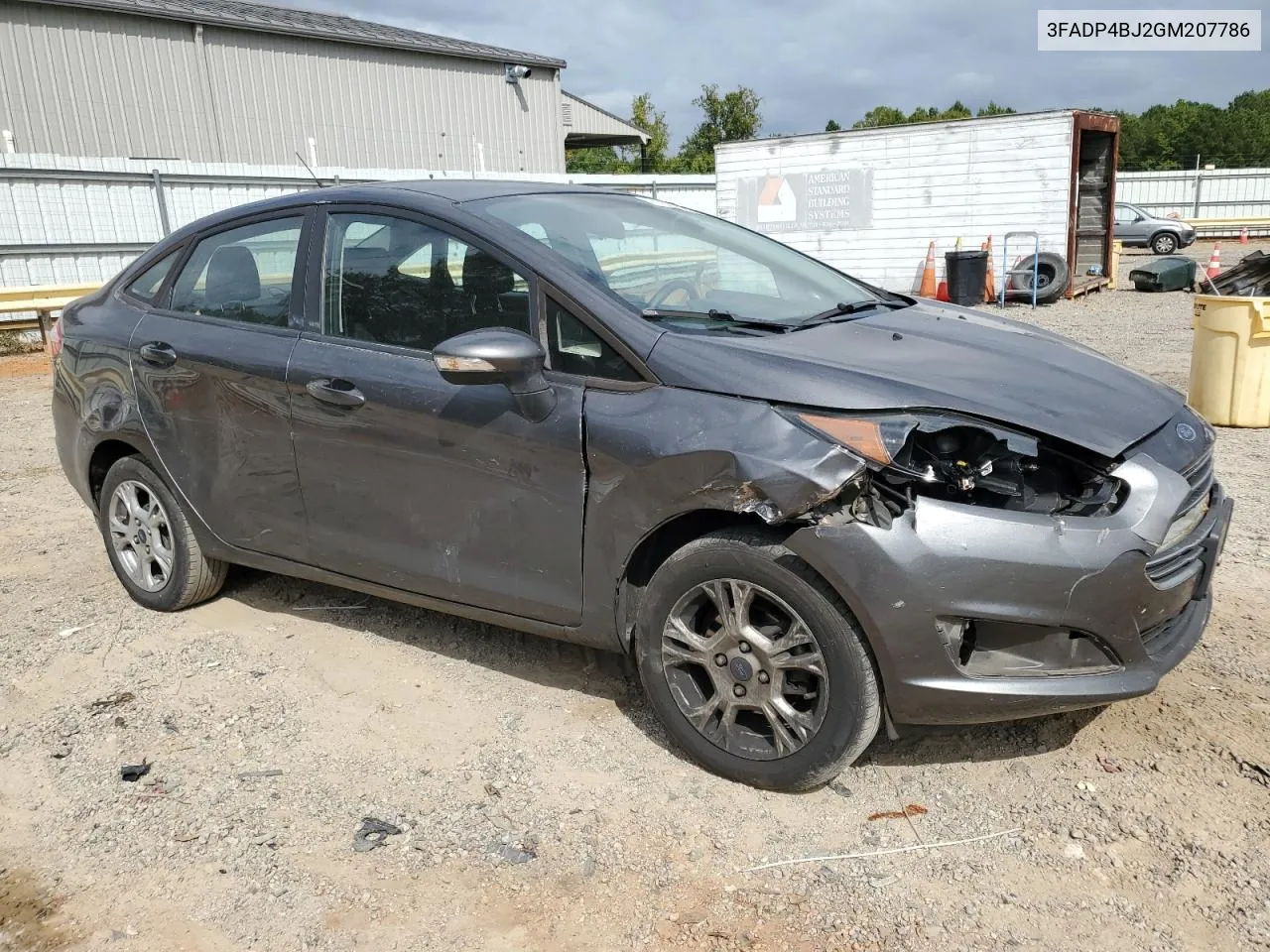 2016 Ford Fiesta Se VIN: 3FADP4BJ2GM207786 Lot: 71591894