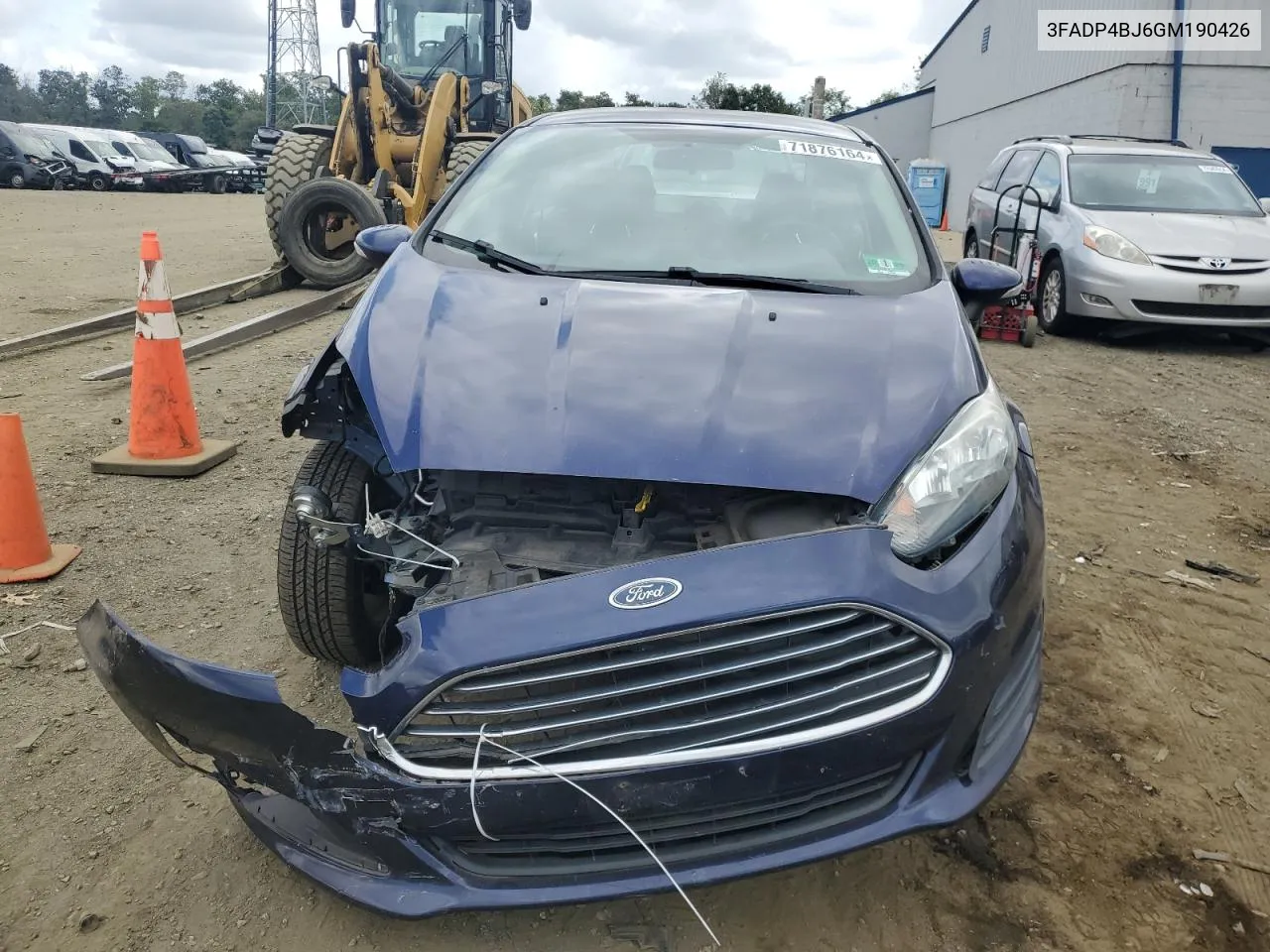 2016 Ford Fiesta Se VIN: 3FADP4BJ6GM190426 Lot: 71876164