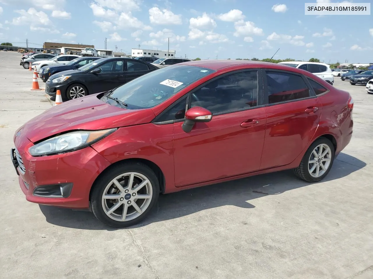 2016 Ford Fiesta Se VIN: 3FADP4BJ1GM185991 Lot: 71876804