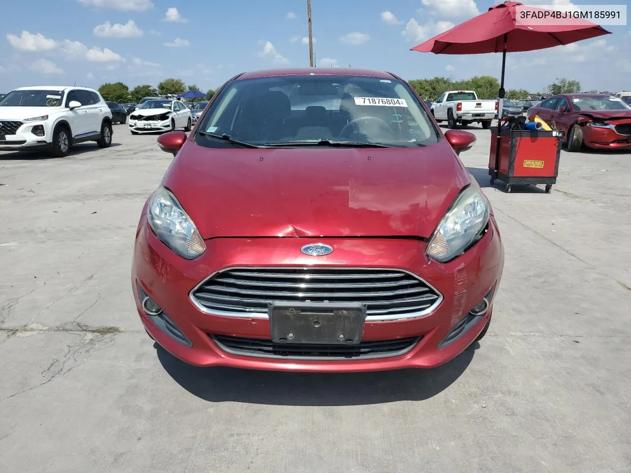 2016 Ford Fiesta Se VIN: 3FADP4BJ1GM185991 Lot: 71876804