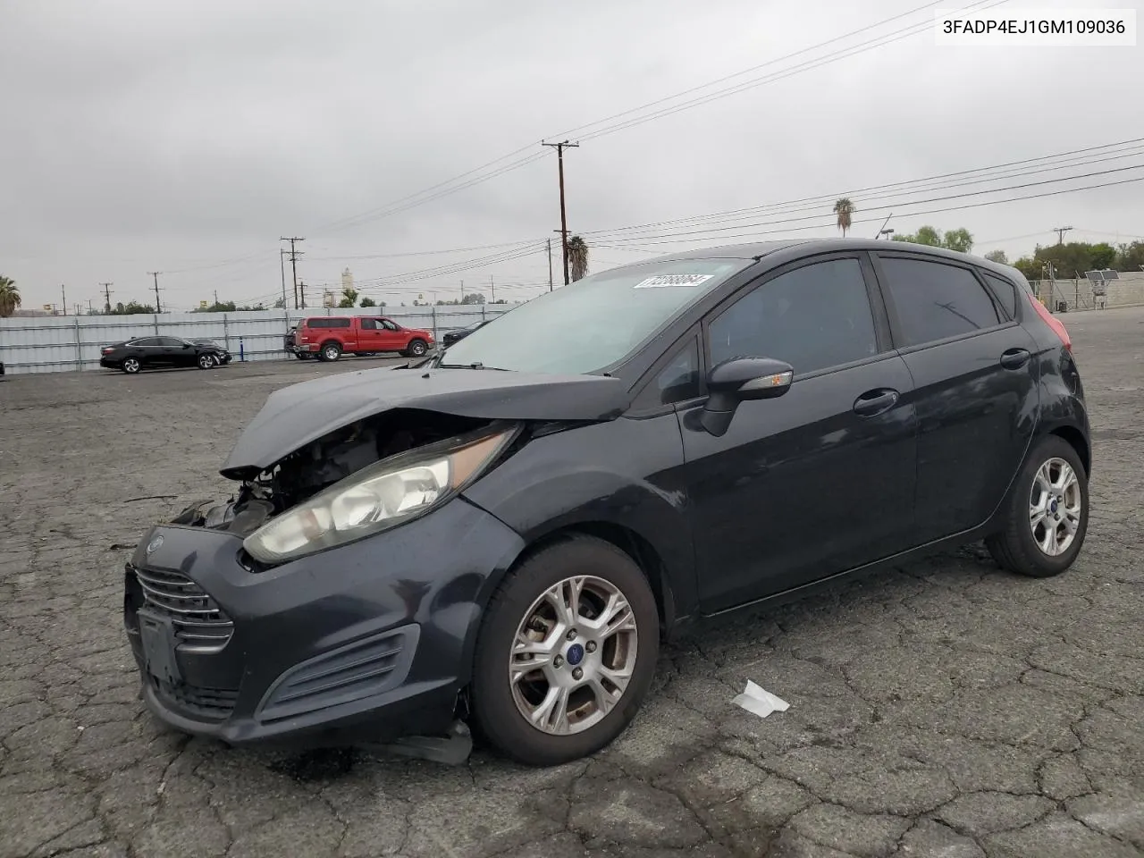 2016 Ford Fiesta Se VIN: 3FADP4EJ1GM109036 Lot: 72288064