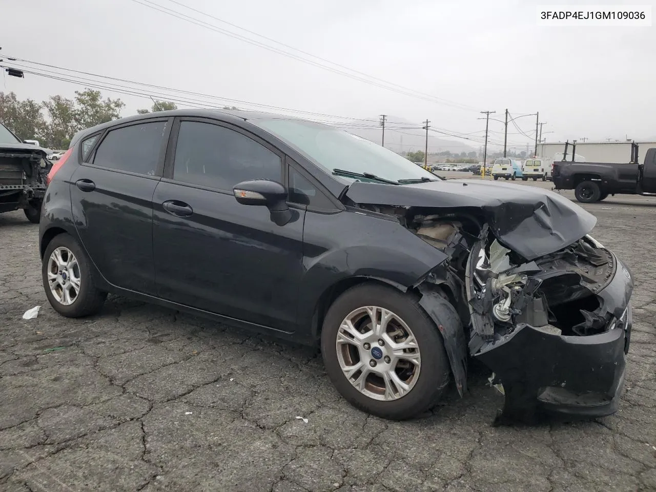 2016 Ford Fiesta Se VIN: 3FADP4EJ1GM109036 Lot: 72288064